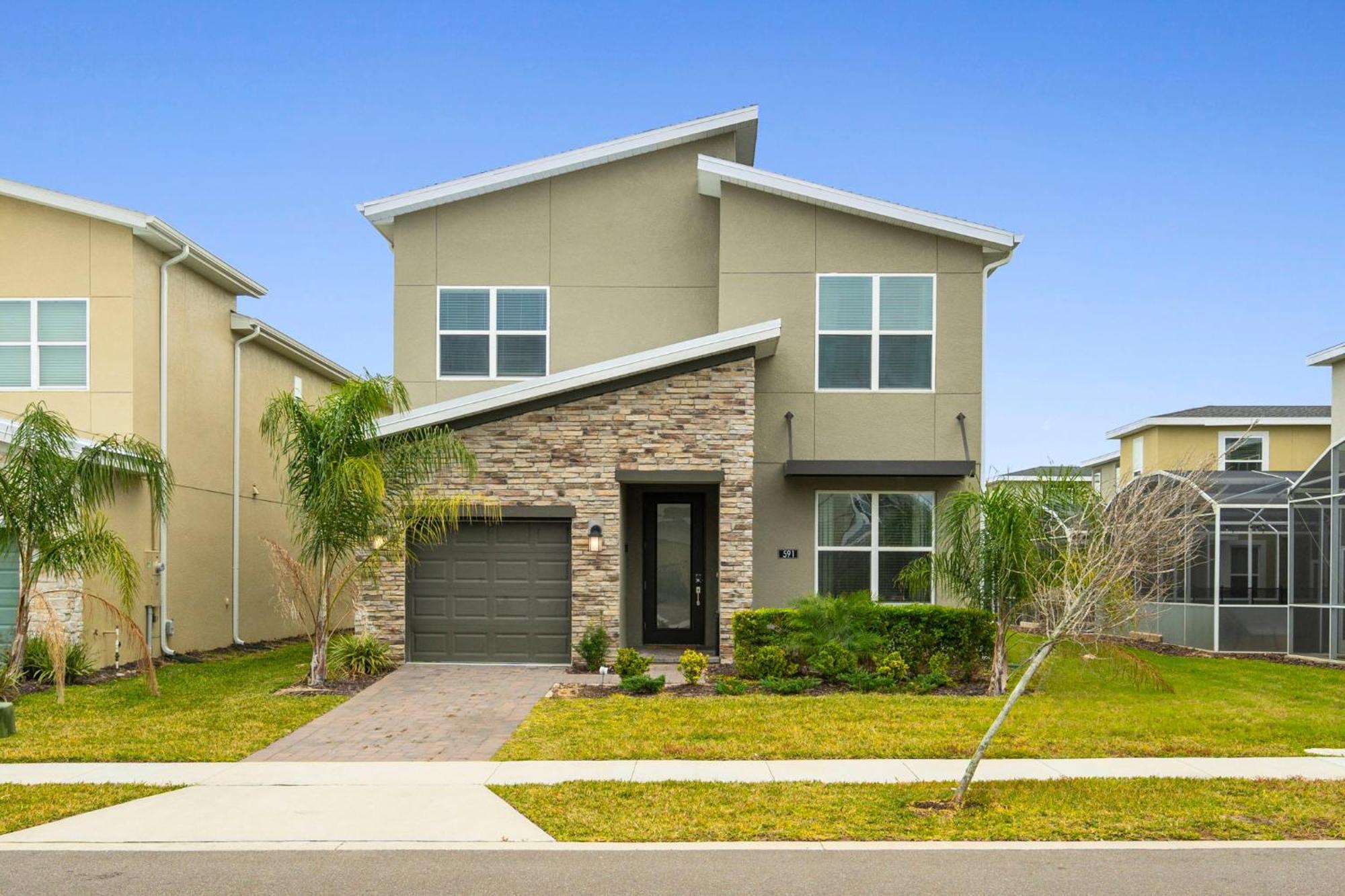 Gorgeous 5 Bd Home W Private Pool Next To Disney Kissimmee Eksteriør billede