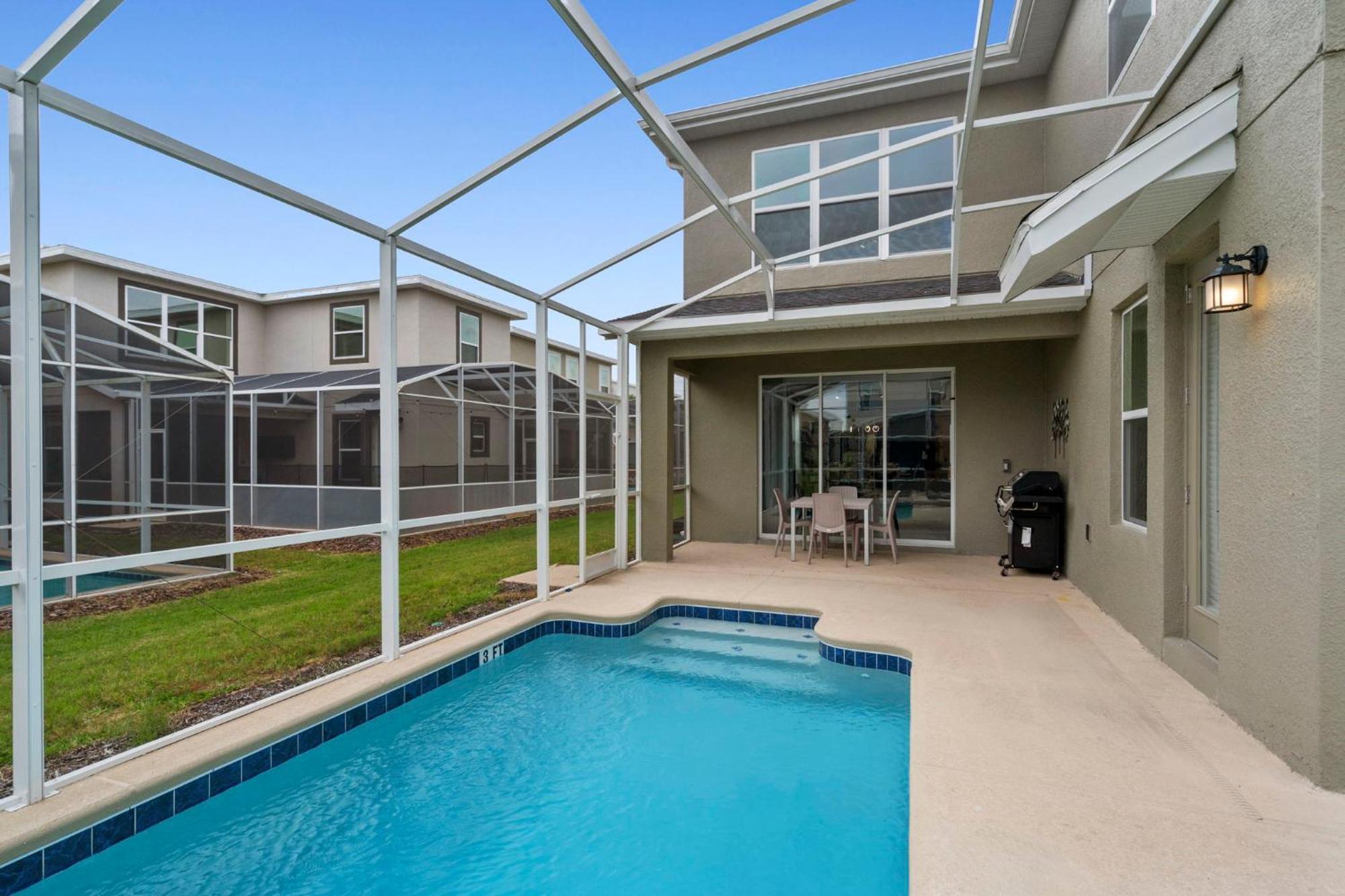 Gorgeous 5 Bd Home W Private Pool Next To Disney Kissimmee Eksteriør billede
