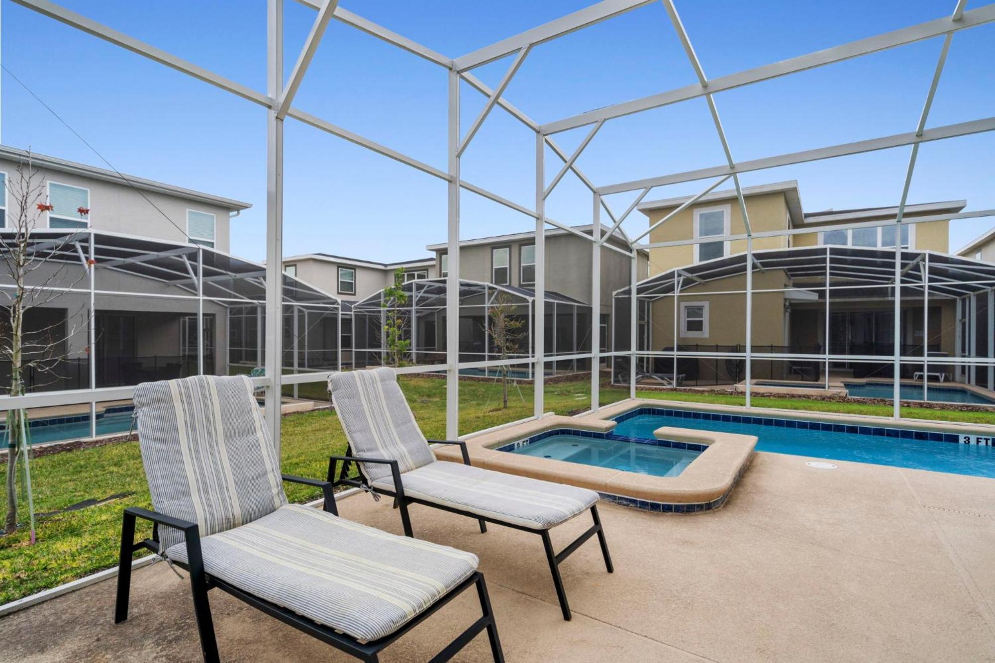 Gorgeous 5 Bd Home W Private Pool Next To Disney Kissimmee Eksteriør billede